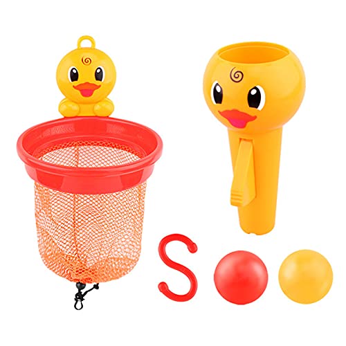 Frdun Fun Bath Basketball Toys - Juego de juguetes de baño para bebé, bañera, canasta de baloncesto, con fuerte ventosa, divertido juego para bebé, niña, niño, baño, dormitorio, salón