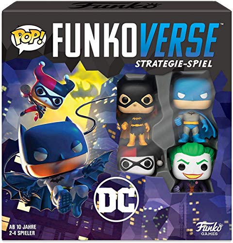 Funko 43463 DC100 Funkoverse - Juego de mesa, 4 personajes, multicolor