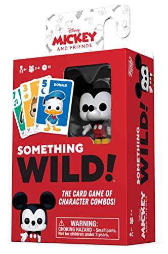 Funko 49355 Board Games 49355 Signature Something Wild Card Game-Mickey and Friends, Multicolour