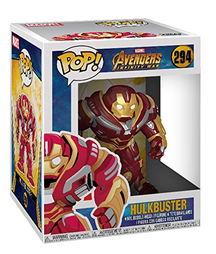 Funko- Avengers Figura Vinilo Infinity War-Hulkbuster 294 Pop Standard, Color (889698268981)