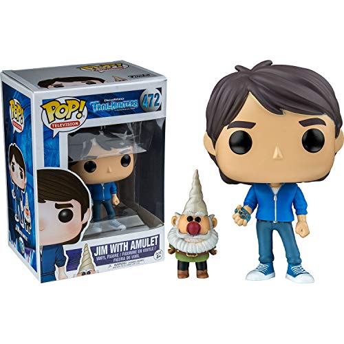 Funko Pop 14397 Trollhunters Jim with Amulet Exclusive, 9 cm