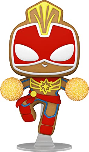 Funko- Pop Holiday-Captain Marvel S3 Figura coleccionable, Multicolor (50661)