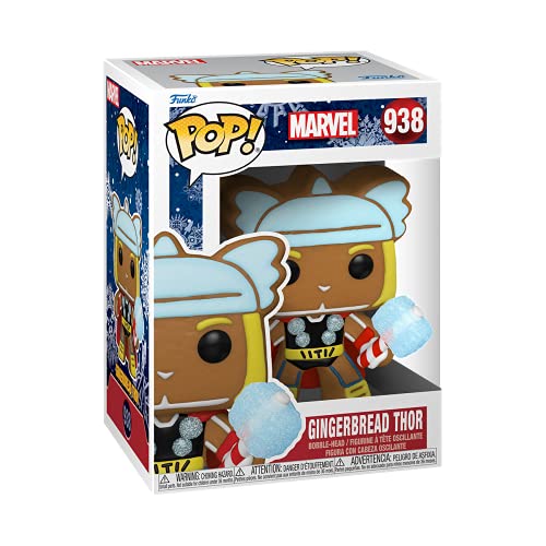 Funko- Pop Marvel Holiday-Thor S3 Figura coleccionable, Multicolor (50663)