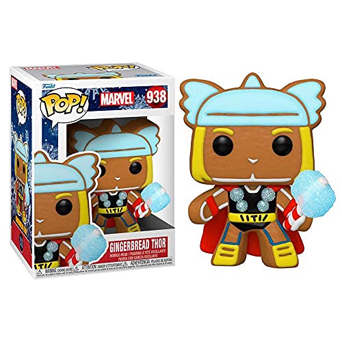 Funko- Pop Marvel Holiday-Thor S3 Figura coleccionable, Multicolor (50663)