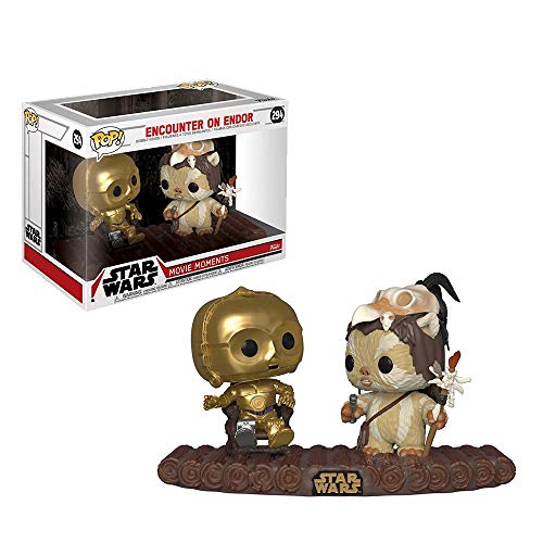 Funko - Pop! Star Wars: C-3PO on Throne Figura De Vinil, Multicolor (37593)