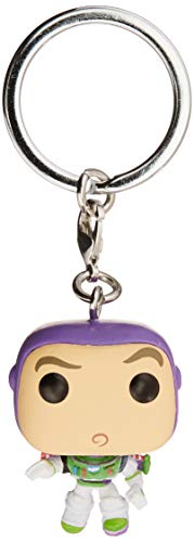 Funko- Toy Story Pixar Llavero Pocket, Color Purple, Green (37418)