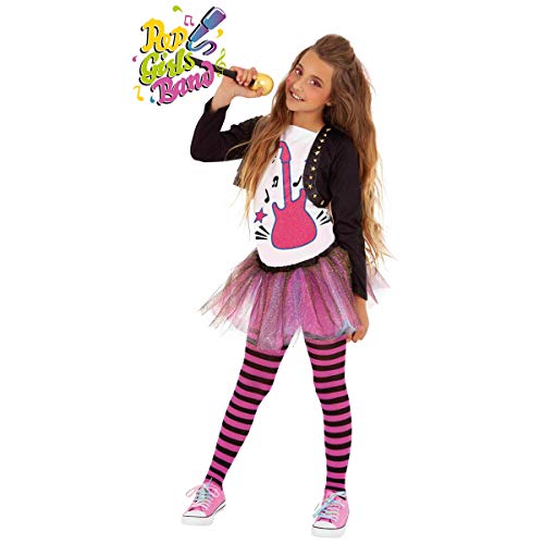 Funny Costumes - Disfraz Chanel P. Pop Girls Band infantil, Talla L 8-10 años (Rubie's S8623-L)