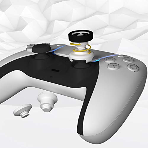 GAIMX RAISX CORE PS5 PS4 Stick Control Aim/Ayuda de objetivo, optimizador de Aim, para Playstation 4 y 5 accesorios, extensión de palillos en tres alturas diferentes (negro)