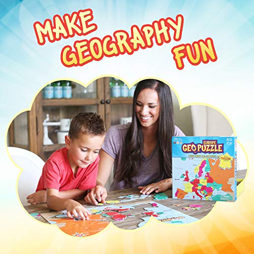 GeoToys - Puzzle de 58 Piezas (GEO101) (Importado)