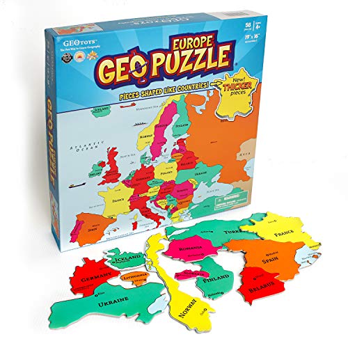 GeoToys - Puzzle de 58 Piezas (GEO101) (Importado)