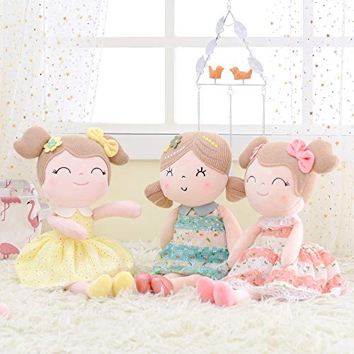 Gloveleya Baby Gift Toys Cuddly muñecas de Trapo de Peluche de Juguete de Felpa Buddy Soft Spring Girls Gift Boxes - Amarillo