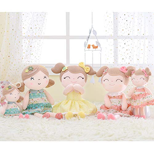 Gloveleya Baby Gift Toys Cuddly muñecas de Trapo de Peluche de Juguete de Felpa Buddy Soft Spring Girls Gift Boxes - Amarillo