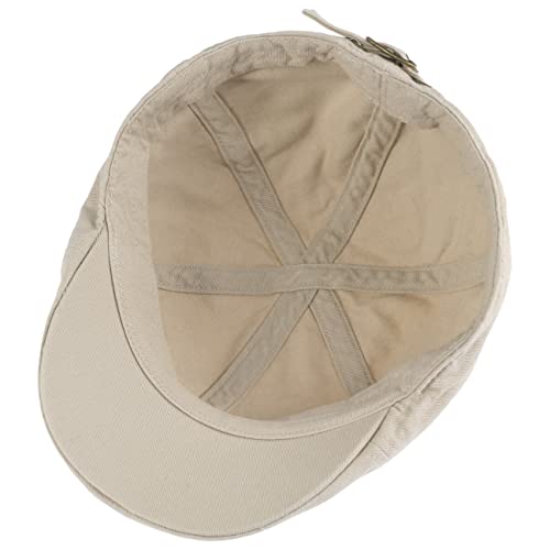 Gorra ancha con visera, gorra de verano, gorra Gatsby beige Talla única