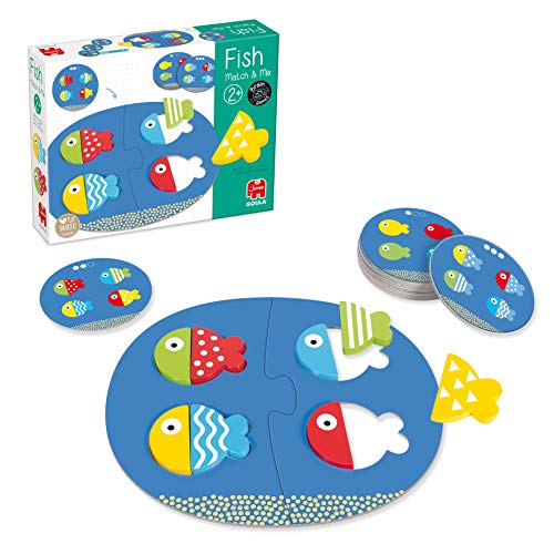 Goula - Fish match & mix - Juguete educativo para aprender formas y colores para niños a partir de 2 años