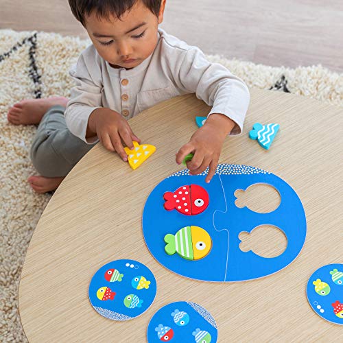 Goula - Fish match & mix - Juguete educativo para aprender formas y colores para niños a partir de 2 años