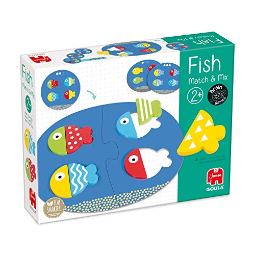 Goula - Fish match & mix - Juguete educativo para aprender formas y colores para niños a partir de 2 años