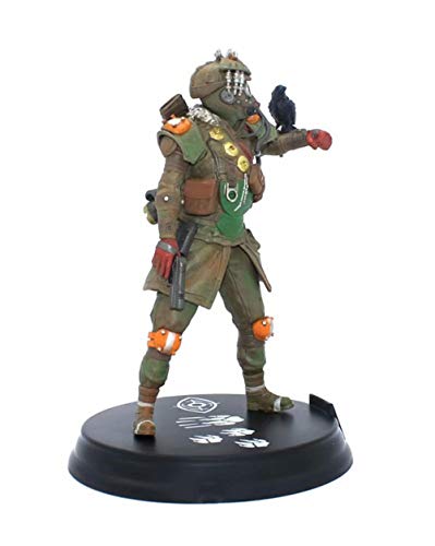 GSDGSD 25 CM Bloodhound Tracker Apex Legends Aciton Figura Anime Juego Bloodhound Wraith Pathfinder Pathfinder Gibraltar PVC Figura