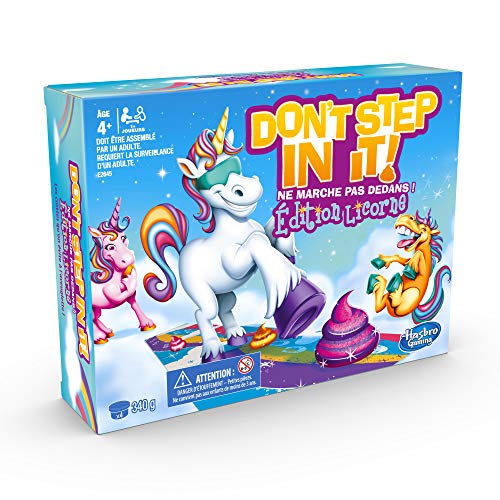 Hasbro Gaming Don't Step In It Unorne - Juego de Mesa con Texto en francés