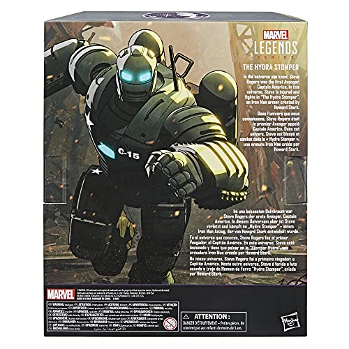 Hasbro Marvel Juguete Hydra Stomper Figura de acción de 15 cm de Legends Series, diseño Premium, Figura de 15 cm, Mochila, 4 Accesorios (F2992)