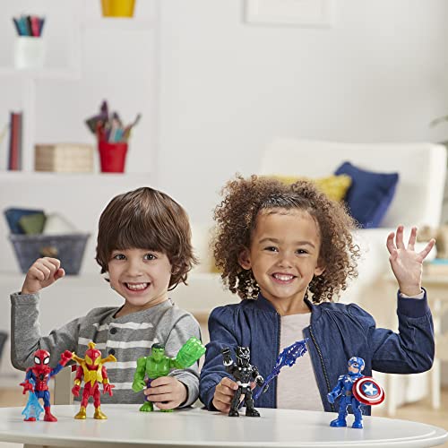 Hasbro Playskool - Marvel Super Hero Adventures-Spider-Man Heroes Figurina, Multicolor, 12,5 cm, E6260ES0