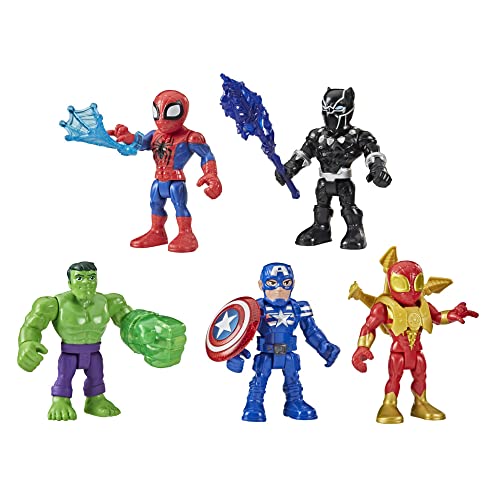 Hasbro Playskool - Marvel Super Hero Adventures-Spider-Man Heroes Figurina, Multicolor, 12,5 cm, E6260ES0