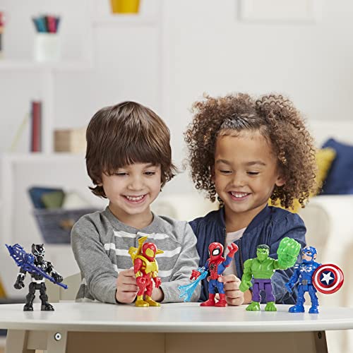 Hasbro Playskool - Marvel Super Hero Adventures-Spider-Man Heroes Figurina, Multicolor, 12,5 cm, E6260ES0