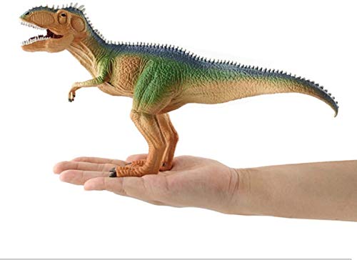 Hogar Personalidad Modelo Animal Big Dinosaur Simulación Giganotosaurus Toy Toy Soft Plástico Escritorio Juguetes 29x15cm UOMUN