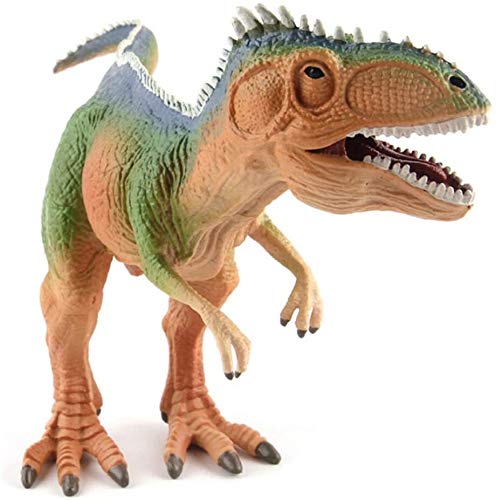 Hogar Personalidad Modelo Animal Big Dinosaur Simulación Giganotosaurus Toy Toy Soft Plástico Escritorio Juguetes 29x15cm UOMUN