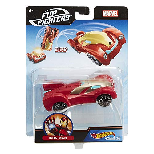 Hot Wheels FLM73 Marvel Flip Fighters Car Surtido