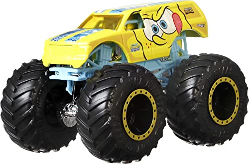 Hot Wheels Monster Trucks Spongebob Squarepants 1/5 Giant Wheels 1:64th Scale 2020