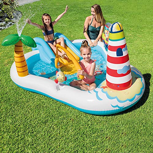 Intex 57162NP - Centro de juegos acuático con motivos de pesca