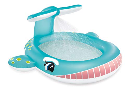 Intex 57440NP - Piscina Hinchable Ballena con aspersor