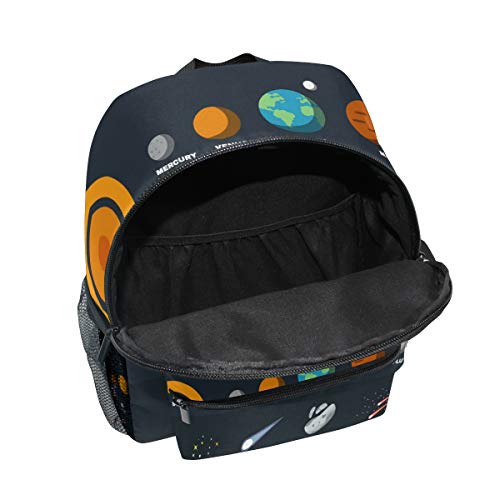 ISAOA Niño 3D caballo marrón niños mochilas Kinder preescolar niño niños/niñas mochila mochilas lindo (negro)