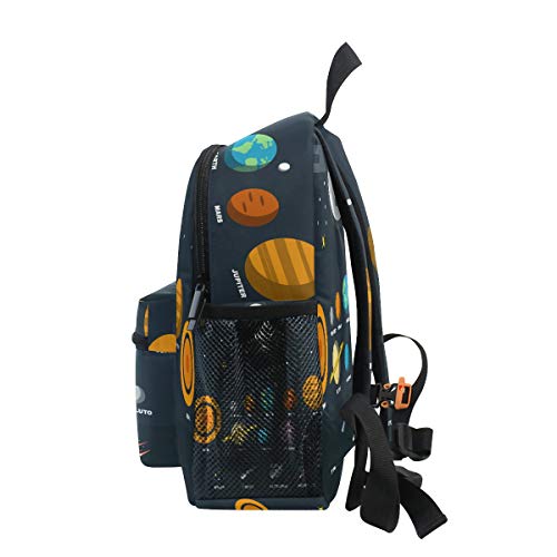 ISAOA Niño 3D caballo marrón niños mochilas Kinder preescolar niño niños/niñas mochila mochilas lindo (negro)