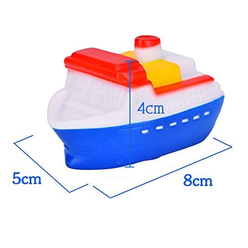 Itian Barcos flotantes - Juguetes de baño, Barco de Baño Juguetes de Bañera para Bebés, Juego de 6