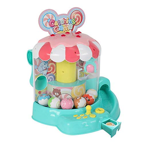 IW.HLMF con Luces Music Claw Machine Juegos de Arcade Interiores Electrónicos para niños Niños como Regalo Mini Candy Grabber Christmas