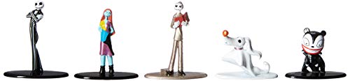 Jada- Nightmare Before Xmas Pack 5 Figuras Pesadilla Antes de Navidad, Multicolor (3067930048)