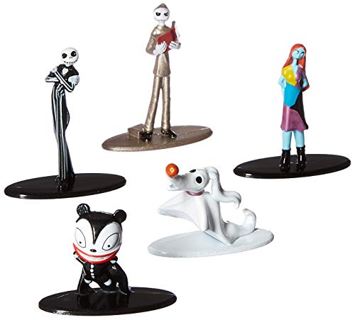 Jada- Nightmare Before Xmas Pack 5 Figuras Pesadilla Antes de Navidad, Multicolor (3067930048)