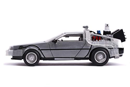 Jada Toys Back to The Future II Hollywood Rides Diecast Model 1/24 Delorean Time Machine