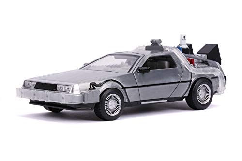 Jada Toys Back to The Future II Hollywood Rides Diecast Model 1/24 Delorean Time Machine