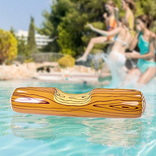 Jadeshay 4Pcs/Set Juguete Flotante Inflable, Conjunto de Flujo de Registro de Piscina Conjunto de Flotador para Juegos de Deportes acuáticos de Fiesta