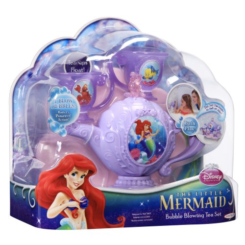 Jakks Disney Princess La Sirenita Ariel - Juego de té para la bañera