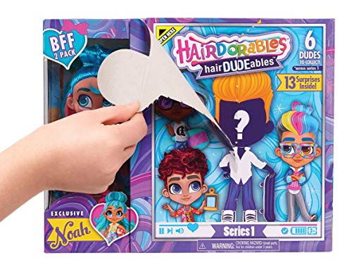 JP Hairdorables JPL23701 Hairdorables Hair-Dude-Ables BFF Pack (Estilo enviado al Azar)