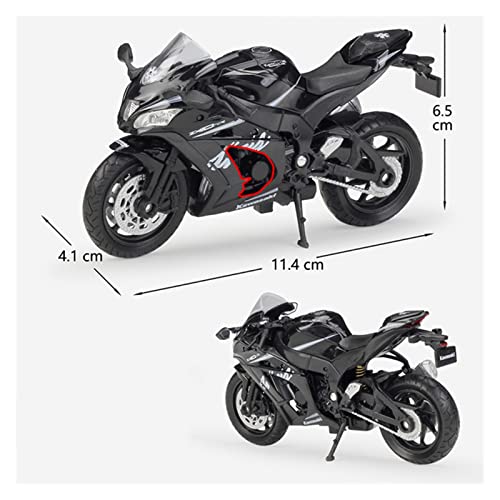 JPJBY 1:18 para Kawasaki Ninja 2017 ZX10-RR Simulación Modelo De Motocicleta Juguete Colección De Regalos Exhibición Modelo Coche fundición presiónresión