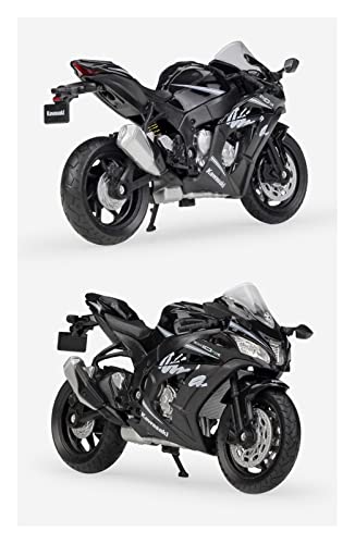 JPJBY 1:18 para Kawasaki Ninja 2017 ZX10-RR Simulación Modelo De Motocicleta Juguete Colección De Regalos Exhibición Modelo Coche fundición presiónresión