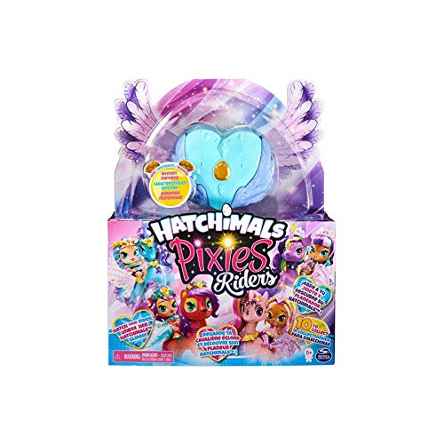 Juego de hatchimal compatible con Toy Galaxy Pixies Riders con función misteriosa juguetes de hadas voladores para niñas de 3 años en adelante - Lagoon Lily Reemplazo para Hatchimals