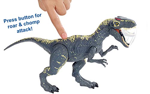 Jurassic World Dino Sonidos Allosaurus, dinosaurio de juguete (Mattel FMM30)