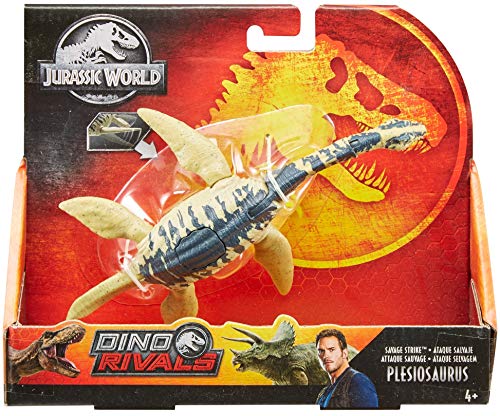 Jurassic World Dinorivals Plesiosaurus Dinosonidos, juguete de dinosaurio (Mattel GFG68)