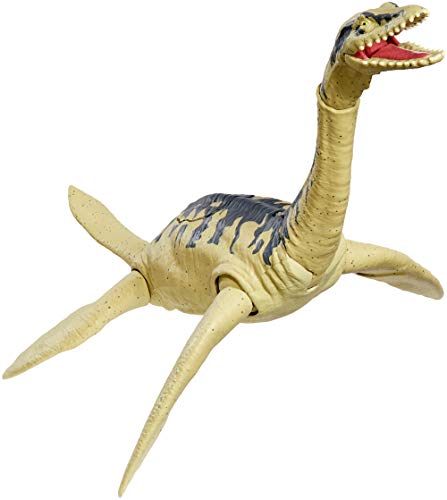 Jurassic World Dinorivals Plesiosaurus Dinosonidos, juguete de dinosaurio (Mattel GFG68)