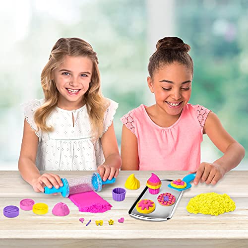 Kinetic Sand-Bäckerei Spielset, Set de panadería, 454 g de arena, multicolor (Spin Master 6045940) , color/modelo surtido